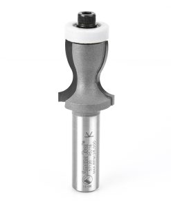 57120 Carbide Tipped Countertop No-Drip with Ultra-Glide Radius Bearing Guide Solid Surface 1 Inch Dia x 1-1/8 x 5/16 Angle x 1/2 Shank