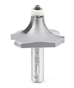 57141 Carbide Tipped Corner Rounding with Ultra-Glide Ball Bearing Guide Solid Surface 2 Dia x 1 Inch x 3/4 Radius x 1/2 Shank