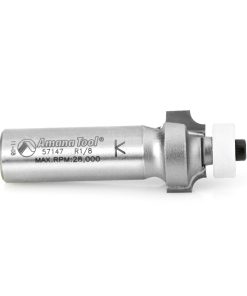 57147 Carbide Tipped Corner Rounding with Ultra-Glide Ball Bearing Guide Solid Surface 3/4 Dia x 3/8 x 1/4 Radius x 1/2 Inch Shank