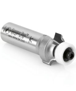 57147 Carbide Tipped Corner Rounding with Ultra-Glide Ball Bearing Guide Solid Surface 3/4 Dia x 3/8 x 1/4 Radius x 1/2 Inch Shank