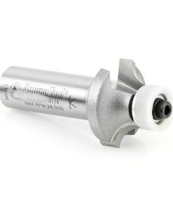 57149 Carbide Tipped Corner Rounding with Ultra-Glide Ball Bearing Guide Solid Surface 1 Inch Dia x 1/2 x 1/4 Radius x 1/2 Shank
