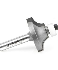 57150 Carbide Tipped Corner Rounding with Ultra-Glide Ball Bearing Guide Solid Surface 1-1/8 Dia x 1/2 x 5/16 Radius x 1/4 Inch Shank