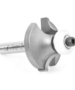 57150 Carbide Tipped Corner Rounding with Ultra-Glide Ball Bearing Guide Solid Surface 1-1/8 Dia x 1/2 x 5/16 Radius x 1/4 Inch Shank