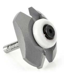 57159 Bevel Trim 50 Deg Angle x 1-55/64 Dia x 3/8 Cut Depth x 1/4 Inch Shank Router Bit for Wilsonart® HD Laminate Sinks