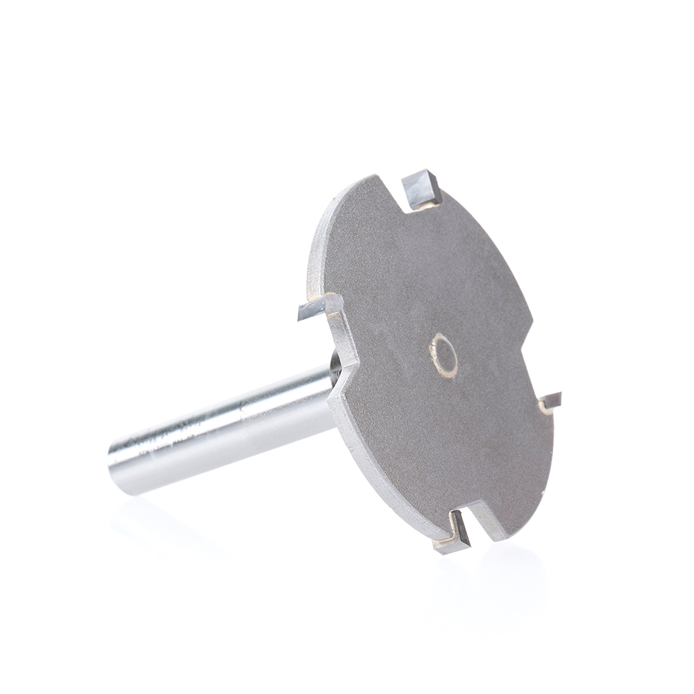 57166 Carbide Tipped 4 Wing Cut Out Solid Surface 3 Dia x 1/4 x 1/2 Inch Shank x 1 Depth of Cut