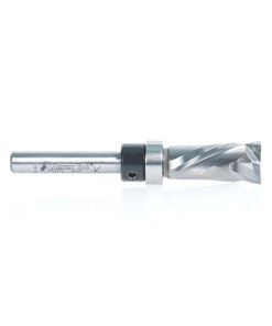 57172 Solid Carbide (Brazed To Steel Shank) Spiral Pattern/Plunge Compression 1/2 Dia x 1 x 1/4 Inch Shank With Upper Ball Bearing