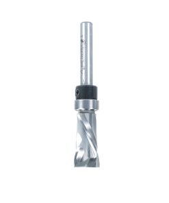 57172 Solid Carbide (Brazed To Steel Shank) Spiral Pattern/Plunge Compression 1/2 Dia x 1 x 1/4 Inch Shank With Upper Ball Bearing