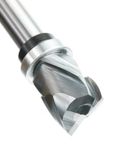 57176 Solid Carbide (Brazed To Steel Shank) Spiral Pattern/Plunge Compression 7/8 Dia x 1-9/64 x 1/2 Inch Shank With Upper Ball Bearing
