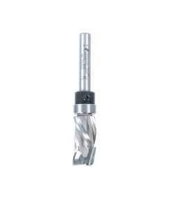 57177 Solid Carbide (Brazed To Steel Shank) Spiral Pattern/Plunge Compression 1/2 Dia x 1 x 1/4 Inch Shank With Upper Ball Bearing