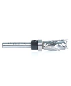57177 Solid Carbide (Brazed To Steel Shank) Spiral Pattern/Plunge Compression 1/2 Dia x 1 x 1/4 Inch Shank With Upper Ball Bearing