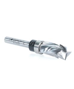 57177 Solid Carbide (Brazed To Steel Shank) Spiral Pattern/Plunge Compression 1/2 Dia x 1 x 1/4 Inch Shank With Upper Ball Bearing