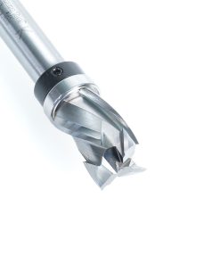 57179 Solid Carbide (Brazed To Steel Shank) Spiral Pattern/Plunge Compression 3/4 Dia x 1-9/64 x 1/2 Inch Shank With Upper Ball Bearing