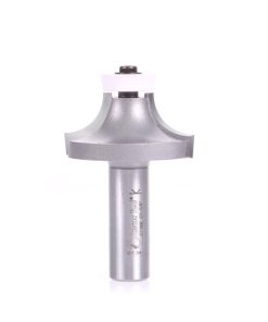 57190 Carbide Tipped Corner Rounding with Ultra-Glide Radius Bearing Guide Solid Surface 1-5/8 Dia x 3/4 x 1/2 Radius x 1/2 Inch Shank