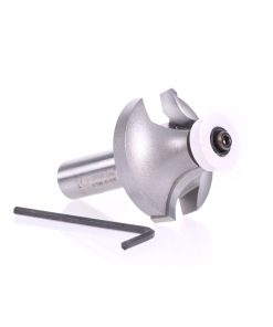 57190 Carbide Tipped Corner Rounding with Ultra-Glide Radius Bearing Guide Solid Surface 1-5/8 Dia x 3/4 x 1/2 Radius x 1/2 Inch Shank