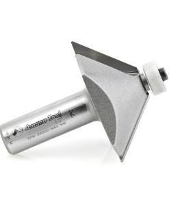 57220 Carbide Tipped Chamfer with Ultra-Glide Ball Bearing Guide Solid Surface 2 Dia x 3/4 x 45 Deg x 1/2 Inch Shank