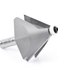 57258 Carbide Tipped Chamfer with Ultra-Glide Ball Bearing Guide Solid Surface 2-17/32 Dia x 1-3/4 x 30 Deg x 1/2 Inch Shank
