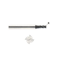 YG1-EMB40120 - 12 x 12 x 26 x 83 - V7 Mill Inox 4 Flute Long Length Corner Radius Flat Carbide End Mill