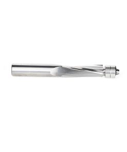 58120 Solid Carbide UltraTrim Spiral 3 Flute 1/2 Dia x 1-1/2 x 1/2 Inch Shank with Double Lower Ball Bearing Up-Cut