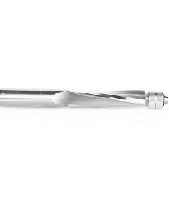 58122 Solid Carbide UltraTrim Spiral 3 Flute 1/2 Dia x 2 x 1/2 Inch Shank with Double Lower Ball Bearing Up-Cut