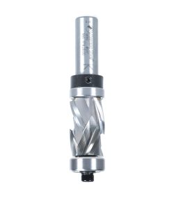 58183 Solid Carbide (Brazed To Steel Shank) Spiral Flush Trim Compression 3/4 Dia x 1-1/8 x 1/2 Inch Shank With Upper And Lower Ball Bearings