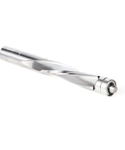 58222 Solid Carbide UltraTrim Spiral 3 Flute 1/2 Dia x 2 x 1/2 Inch Shank with Double Lower Ball Bearing Down-Cut