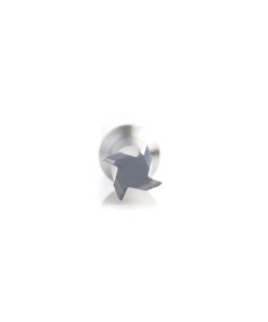 59404 CNC Solid Carbide Single Form Threadmill 0.24 Inch Dia x 1 x 1/4 Shank AlTiN Coated