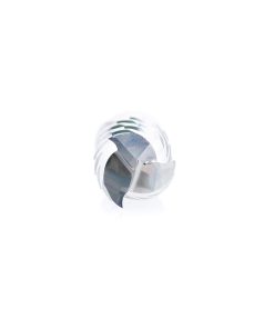 59424 CNC Solid Carbide High Helix Ripper 3 Flute Chipbreaker 3/8 Dia x 1-1/4 x 3/8 Inch Shank Up-Cut Router Bit