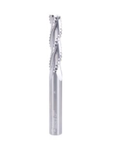 59426 CNC Solid Carbide High Helix Ripper 3 Flute Chipbreaker 1/2 Dia x 2 x 1/2 Inch Shank Up-Cut Router Bit