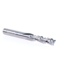 59522 CNC Solid Carbide High Helix Ripper 3 Flute Chipbreaker 1/4 Dia x 7/8 x 1/4 Inch Shank Down-Cut Router Bit
