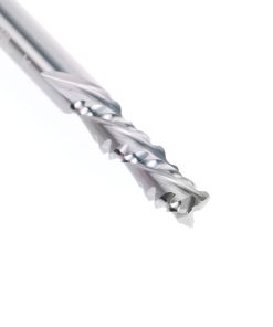 59522 CNC Solid Carbide High Helix Ripper 3 Flute Chipbreaker 1/4 Dia x 7/8 x 1/4 Inch Shank Down-Cut Router Bit