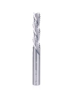 59526 CNC Solid Carbide High Helix Ripper 3 Flute Chipbreaker 1/2 Dia x 2 x 1/2 Inch Shank Down-Cut Router Bit