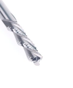 59526 CNC Solid Carbide High Helix Ripper 3 Flute Chipbreaker 1/2 Dia x 2 x 1/2 Inch Shank Down-Cut Router Bit