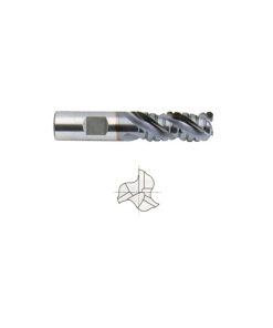 YG1-EK10482 - 3/4 x 3/4 x 1-1/2 x 3(LBS) x 5-1/4 - 3 Flute T15 42 Degree Helix Extended Neck Speed Freek End Mills For Aluminum
