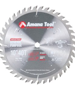 610400 Carbide Tipped General Purpose 10 Inch Dia x 40T ATB, 15 Deg, 5/8 inch Bore