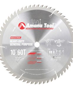 610601 Carbide Tipped Heavy Duty General Purpose 10 Inch Dia x 60T TCG, 10 Deg, 5/8 Bore