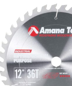 612360 Carbide Tipped General Purpose 12 Inch Dia x 36T ATB, 15 Deg, 1 Inch Bore