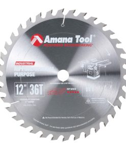 612360 Carbide Tipped General Purpose 12 Inch Dia x 36T ATB, 15 Deg, 1 Inch Bore