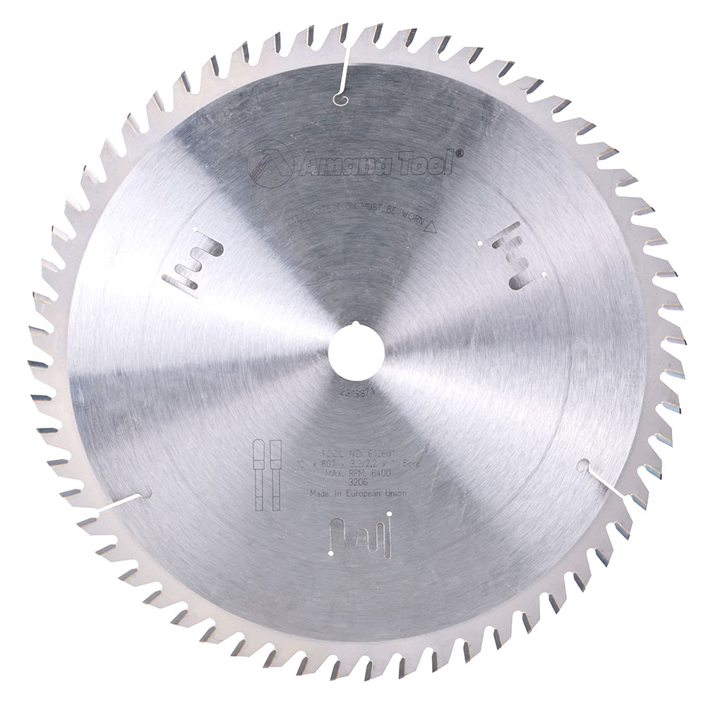 612601 Carbide Tipped Heavy Duty General Purpose 12 Inch Dia x 60T TCG, 10 Deg, 1 Inch Bore