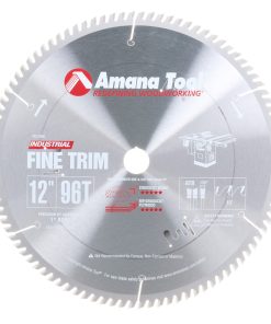 612960 Carbide Tipped Trim 12 Inch Dia x 96T ATB, 10 Deg, 1 Inch Bore