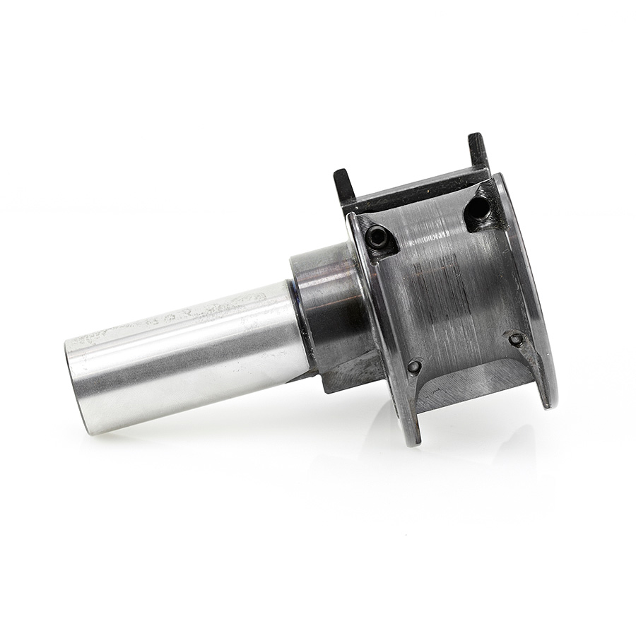 61522 CNC Concave Insert Carbide 80mm Dia x 40mm x 25mm Shank Router Bit