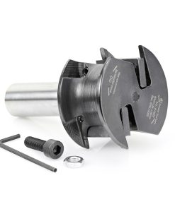61522 CNC Concave Insert Carbide 80mm Dia x 40mm x 25mm Shank Router Bit