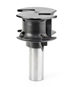 61522 CNC Concave Insert Carbide 80mm Dia x 40mm x 25mm Shank Router Bit