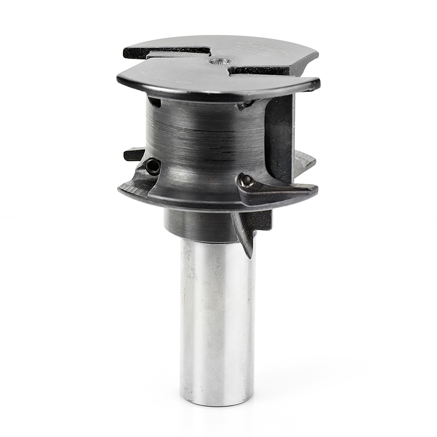 61522 CNC Concave Insert Carbide 80mm Dia x 40mm x 25mm Shank Router Bit