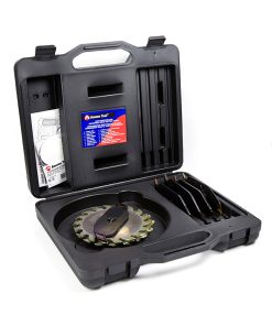656030 Carbide Tipped Dado 6 Inch Dia x 18T ATB/FT 15 Deg, 5/8 Bore, Dado Set with Five 2-Wing Chippers