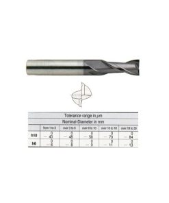 YG1-EH527035 - 3.5 x 3.5 x 7 x 50 - 2 Flute Long Length Carbide Tialn Coated