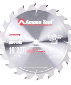 710200 Carbide Tipped Heavy-Duty Ripping 10 Inch Dia x 20T FT, 18 Deg, 5/8 Bore