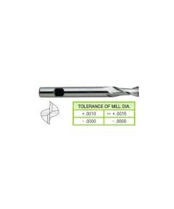 YG1-03289CE - 1/8 x 3/8 x 3/8 x 2-3/8 - 2 Flute Se Extended Length Tialn Extreme Coated 8% Cobalt