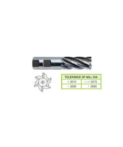 YG1-04196HE - 1-1/4 x 1-1/4 x 3 x 7-1/4 - 6 Flute Regular Length Tialn-Extreme Coated Hss