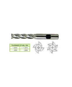 YG1-05047 - 1/4 x 3/8 x 1-1/4 x 3-1/16 - 4 Flute Long Length Hss