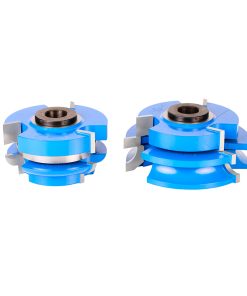 940 2-Piece Carbide Tipped 3-Wing Stile & Rail Concave Cabinet Door 2-1/2 Dia x 1-5/16 x 5/16 Radius x 1/2 & 3/4 Bore Set for 1-5/16 Material